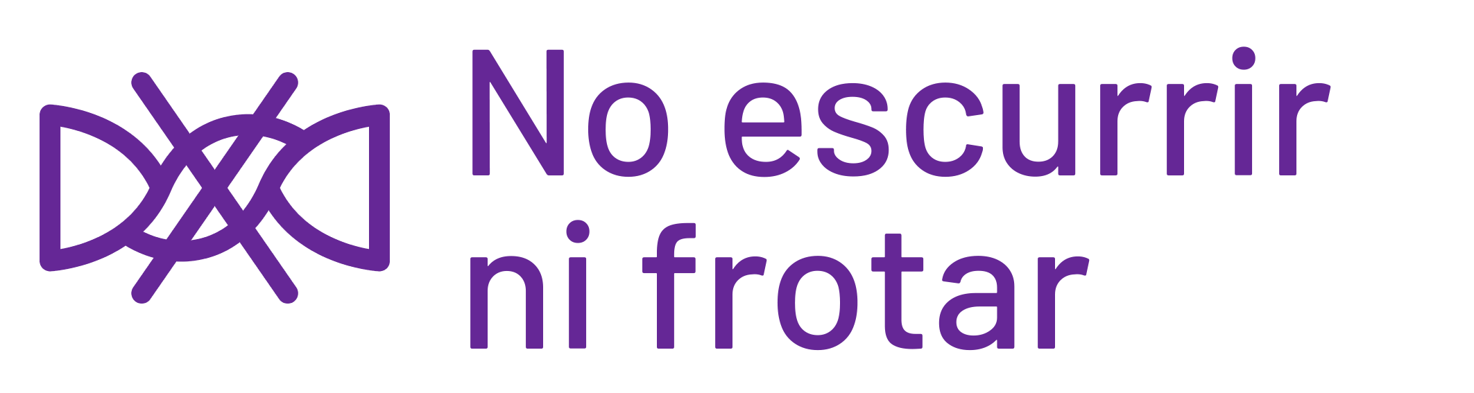 No escurrir ni frotar